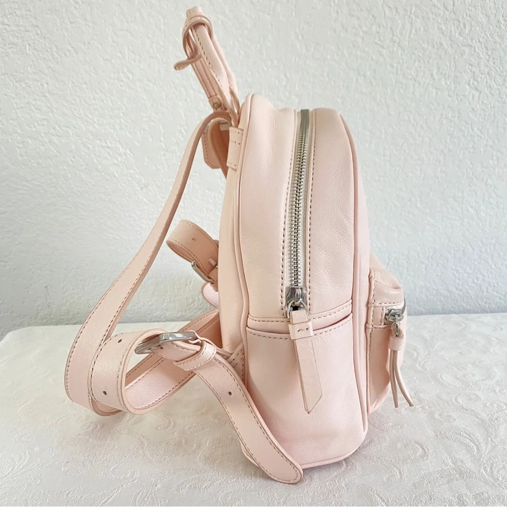 DKNY Pink Mini leather Backpack